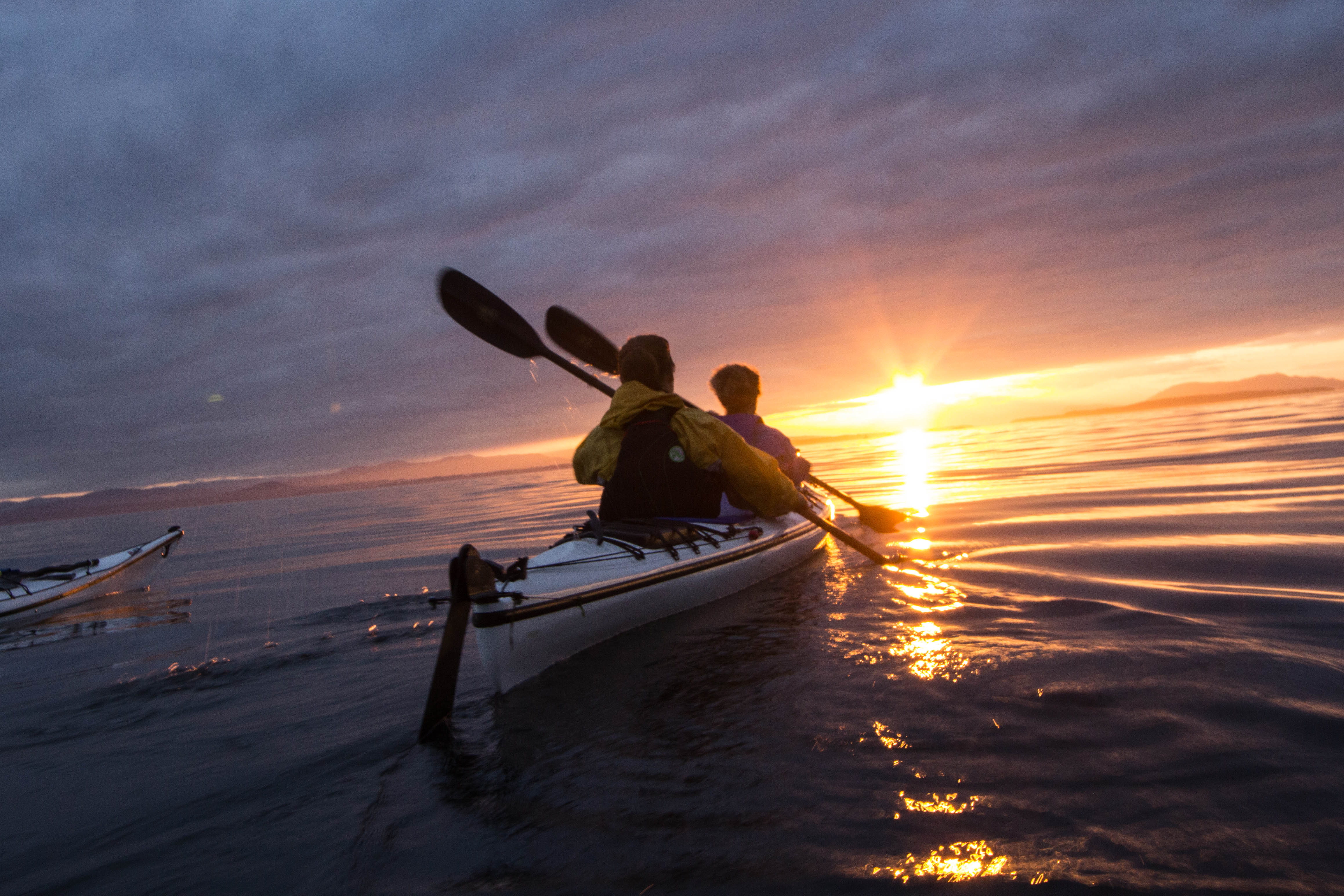 kayaking evening trip